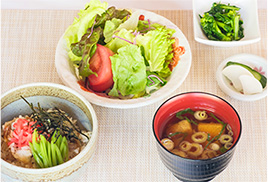ミックスフライ定食