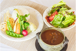 ミックスフライ定食